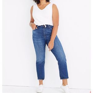 Madewell Women's The Slim Boyfriend Jeans Mayberry Wash Blue Size 32